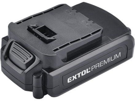 Extol Premium Náhradní baterie (8891114B) 18V, Li-ion, 1500mAh, pro 8891114