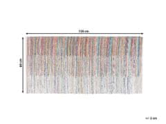 Beliani Barevný tkaný bavlněný koberec 80x150 cm MERSIN