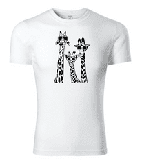 Fenomeno Dětské tričko Žirafy - bílé Velikost: 158cm/12 let