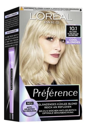 Loreal Professionnel Loreal, Preference, Barva na vlasy 10.1, 1 kus