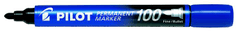 Pilot Permanentní popisovač "Permanent Marker 100", modrá, 1 mm, kuželový hrot, SCA-100-L