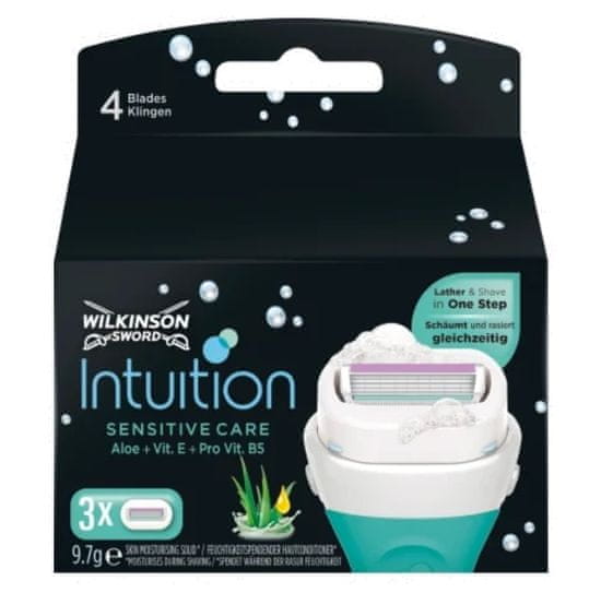 Wilkinson Sword Intuition Sensitive Care Náhradní kazety, 3 kusy