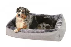 O´ lala Pets Couch ortopedický pelech pro psy 80x60 cm tmavě hnědá