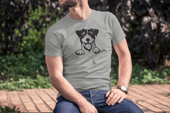Fenomeno Pánské tričko Pes - šedé Velikost: XL