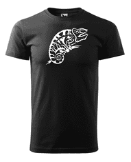 Fenomeno Pánské tričko Chameleon - černé Velikost: 3XL