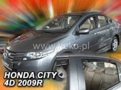 HEKO Ofuky oken Honda City 2008-2014 (4 díly, sedan)