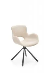 Halmar Čalouněná jídelní židle K475, bílá