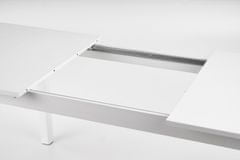 Halmar Jídelní rozkládací stůl FLORIAN, 141x78x80, bílá, lamino