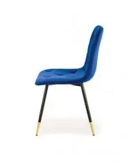 Halmar Čalouněná jídelní židle K438, tmavě modrá