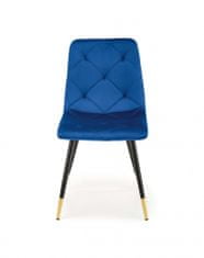 Halmar Čalouněná jídelní židle K438, tmavě modrá