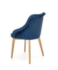 Halmar Čalouněná jídelní židle TOLEDO 2, tmavě modrá