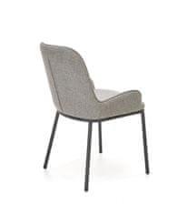 Halmar Čalouněná jídelní židle K481, šedá