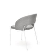 Halmar Čalouněná jídelní židle K486, šedá
