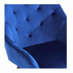 Halmar Čalouněná jídelní židle K487, tmavě modrá