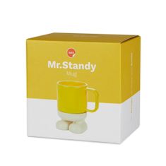 Balvi Hrnek s miskou Mr.Standy 27586, 300ml, žlutý