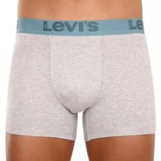 Levis 3PACK pánské boxerky šedé (905045001 015) - velikost M