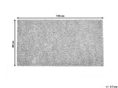 Beliani Šedý melírovaný koberec 80x150 cm DEMRE