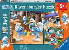 Ravensburger  Puzzle Šmoulové 3x49 dílků