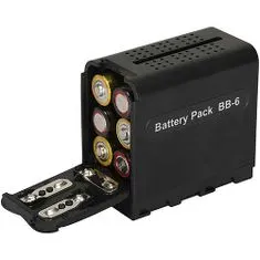 Falcon Eyes Battery Pack BB-6 adaptér/redukce tužkových baterií AA na Sony NP-F970/NP-F960/NP-F950/NP-F930/NP-F770/NP-F750/NP-F730/NP-F570/NP-F550