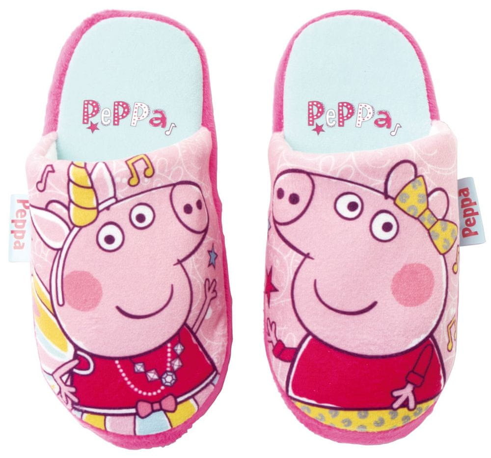 Disney dívčí pantofle Peppa Pig PP14812 růžová 30