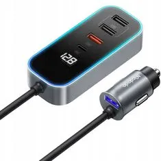 Mcdodo MCDODO NABÍJEČKA DO AUTA USB/USB-C PD 107W LED CC-1900