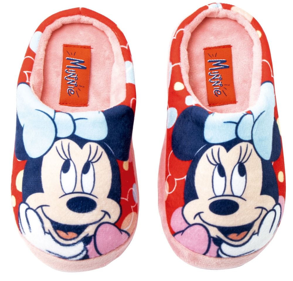 Disney dívčí pantofle Minnie Mouse WD14741 růžová 30