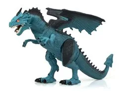 Aga RC dinosaurus-drak - chodí, řve, dýchá páru 41 cm