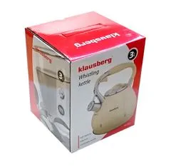 KLAUSBERG Ocelová Smaltovaná konvice 3,0l Kb-7051