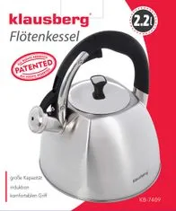 KLAUSBERG 2,2l Ocelová konvice, Inox, Kb-7409