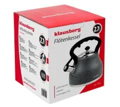 KLAUSBERG Ocelová konvice 2,7l, se silným dnem, Kb-7449