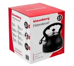 KLAUSBERG Ocelová konvice 2,7l, se silným dnem, Kb-7448