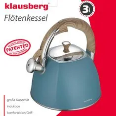 KLAUSBERG Lakovaná ocelová konvice 3,0l Kb-7499