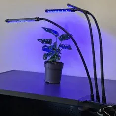 Northix Nastavitelná kultivační lampa - LED, časovač 