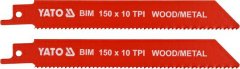 YATO Bim čepele 150Mm 10Tpi 2Szt.