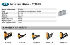 Bostitch BOSTITCH GWOŹDZIE PT 33` 2,8 x 63mm 2200 szt.