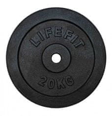 LIFEFIT Kotouč LIFEFIT 20kg, kovový, pro 30mm tyč