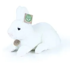 Rappa Plyšový ležící králík, bílý, 23 cm