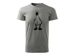 Fenomeno Pánské tričko Kachna - šedé Velikost: 3XL