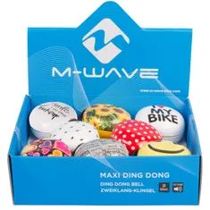 M-Wave Zvonek - průměr 80 mm , cena za kus, sada 8 ks