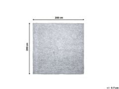 Beliani Koberec šedý melírovaný DEMRE, 200x200 cm, karton 1/1