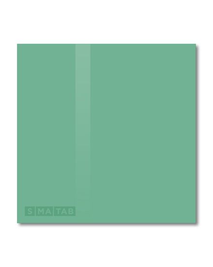 SMATAB® Zelená veronesova skleněná pracovní a kancelářská tabule 35 × 35 cm