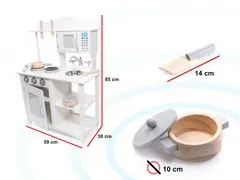 Aga Dětská dřevěná kuchyňka MDF s příslušenstvím 85cm