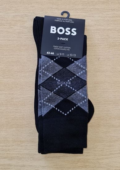 BOSS PÁNSKÉ PONOŽKY 50478352 2PACK