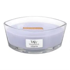 Woodwick Vonná svíčka loď,vůně levandule. 453g. LAVENDER SPA