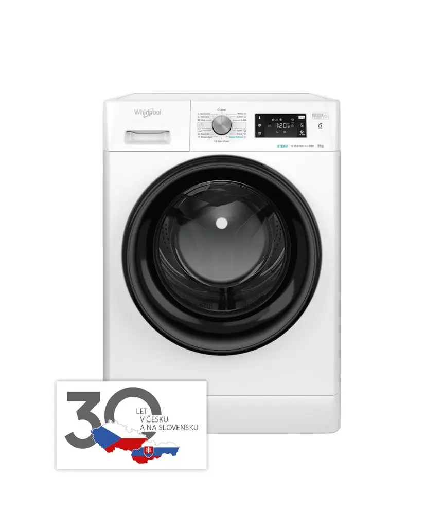 Whirlpool parní pračka FFB 9469 BV EE + záruka 10 let na motor