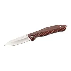 Herbertz 580913 jednoruční kapesní nůž 9cm, frézované dřevo Pakka