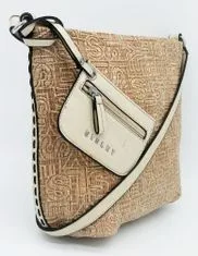 Sisley crossbody bag Raina – beige/white