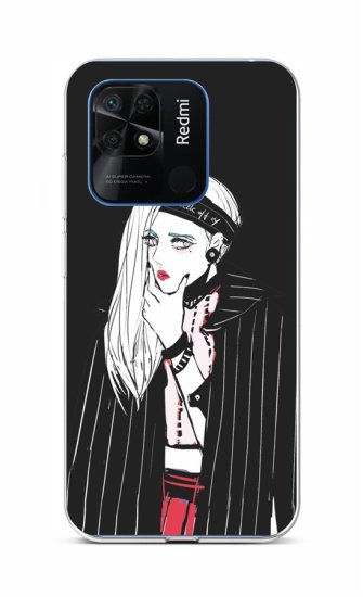 TopQ Kryt Xiaomi Redmi 10C Dark Girl 76127