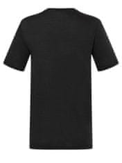 [sn] super.natural Merino triko krátký rukáv Base Tee 140 jet black, XXL