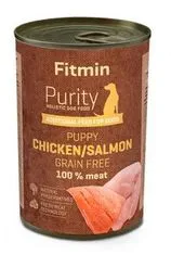 Fitmin dog Purity tin konz PUPPY salm&chicken 400g